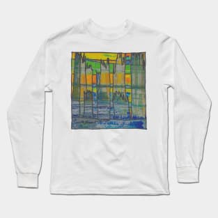 Liminal Space II in Weathered Sunrise Abstraction Long Sleeve T-Shirt